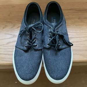 Polo sneakers , heather gray, size 10 men’s